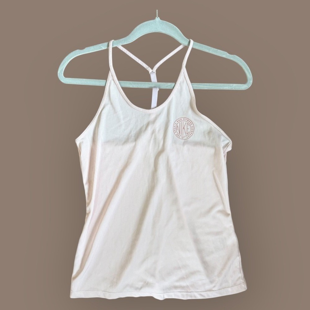 Nike Dri Fit Ribbed Athletic Tank Top (Small)